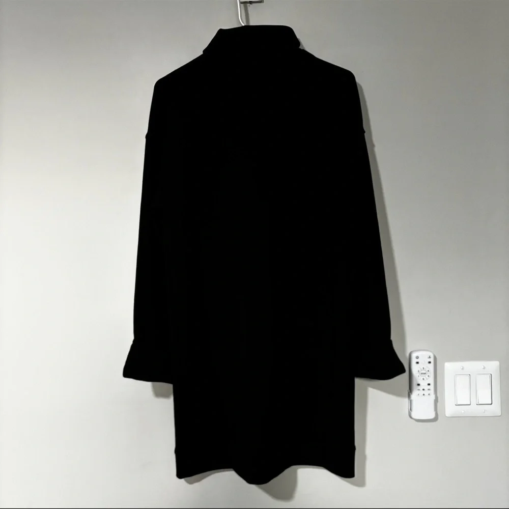 SPANX AirEssentials Turtleneck Long Sleeve Dress in Black Size M